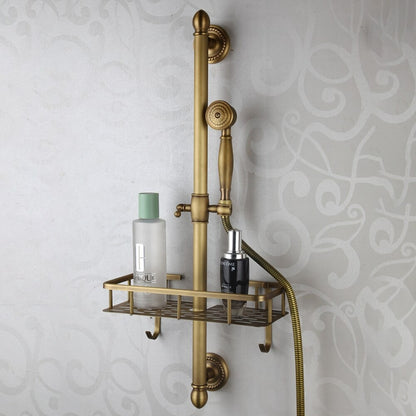 Antique Brass Wall Mounted Shower Set