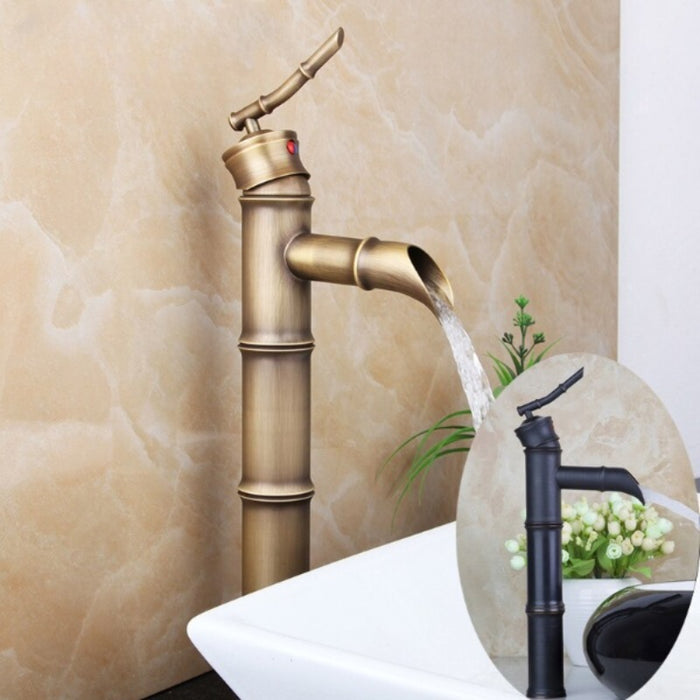 Antique Brass Single Handle Basin Faucet