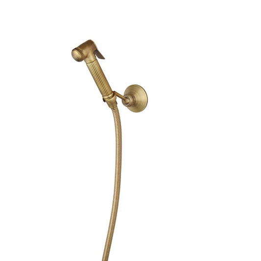 Wall Mounted Antique-Brass Bathroom Shower Faucet