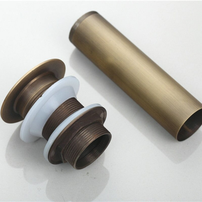 Bronze Basin Sink Brass Pop Up Drain