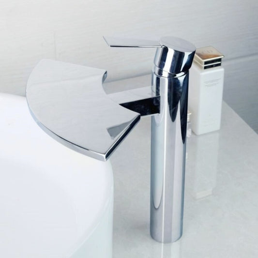 Waterfall Chrome Polish Mixer Faucet