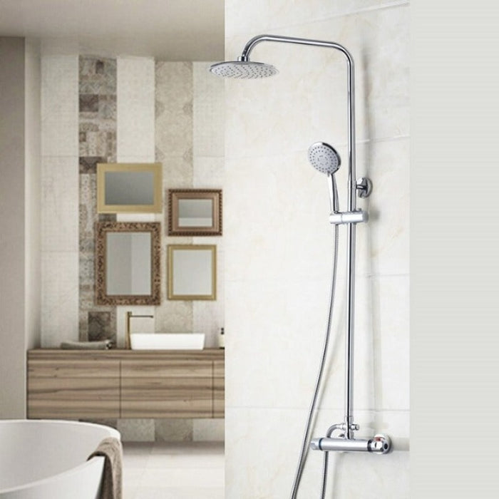 Thermostatic 8 Inch Rainfall Shower Set