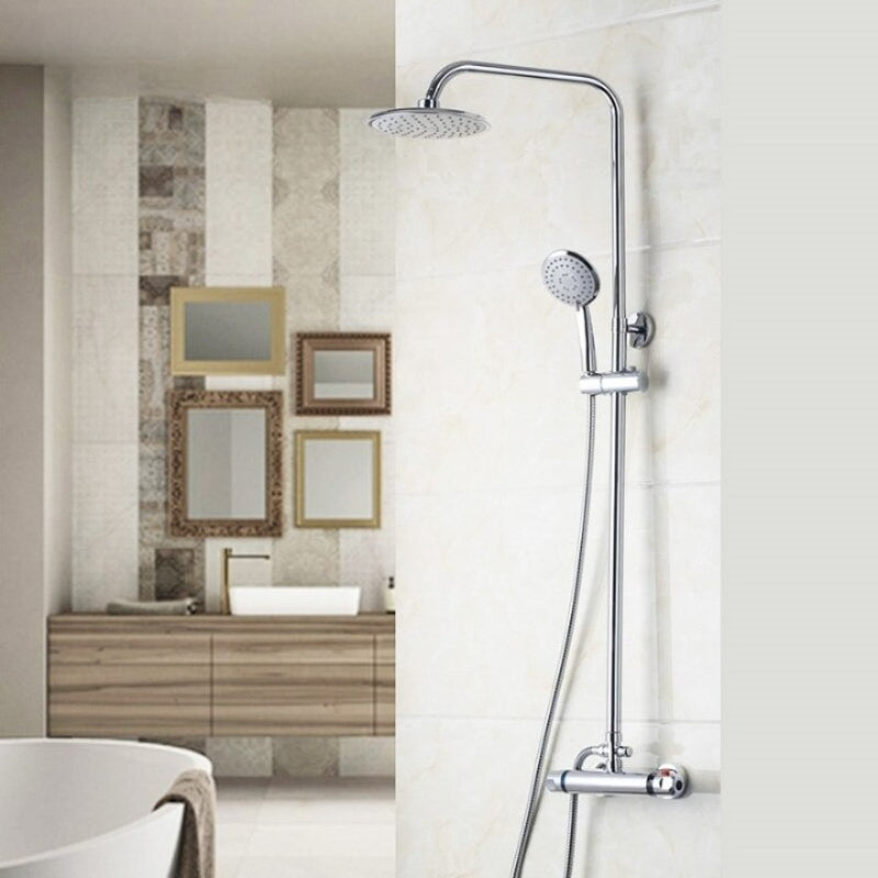 Wall Mount Rainfall Shower Faucet Set