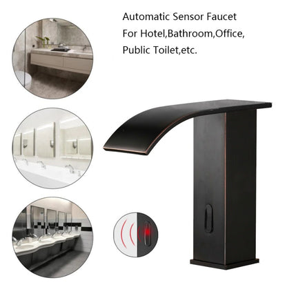 Deck Mounted Automatic Sensor Water Mixer Faucet