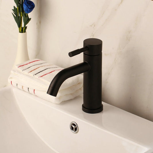 Black Painting Solid Brass Bathroom Taps