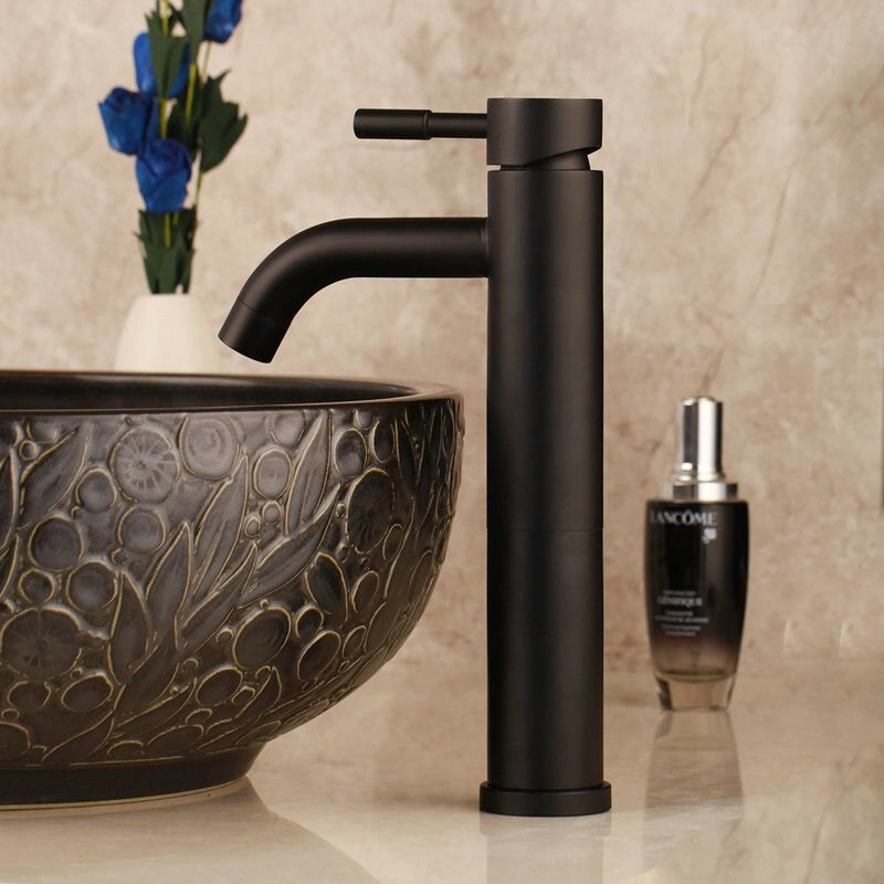 Black Painting Solid Brass Bathroom Taps