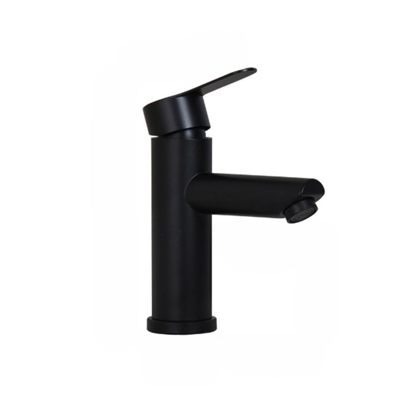 Black Painted Short Wash Basin Faucet
