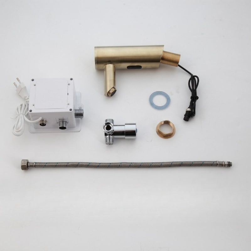 Brushed Gold Basin Automatic Touch Sensor Faucet