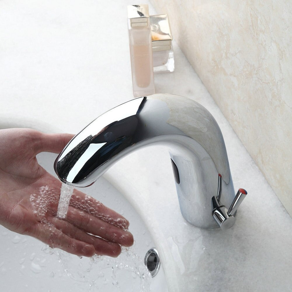 Automatic Touch Free Hands Sensor Faucets Mixer & Taps