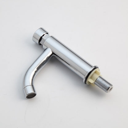 Chrome Basin Mixer Tap Quick Opening Faucet