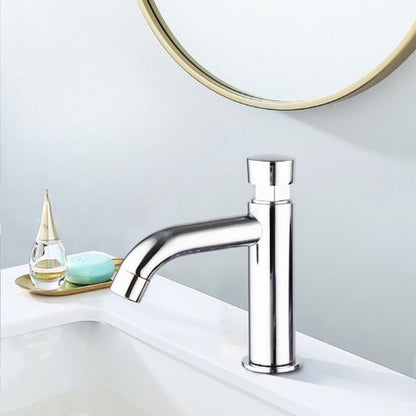 Chrome Basin Mixer Tap Quick Opening Faucet