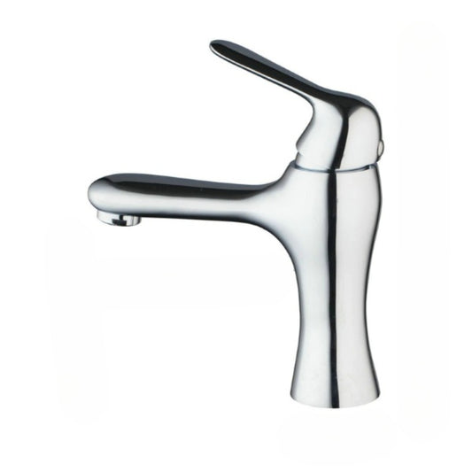 Solid Chrome Brass Stream Spout Mixer Faucet Tap