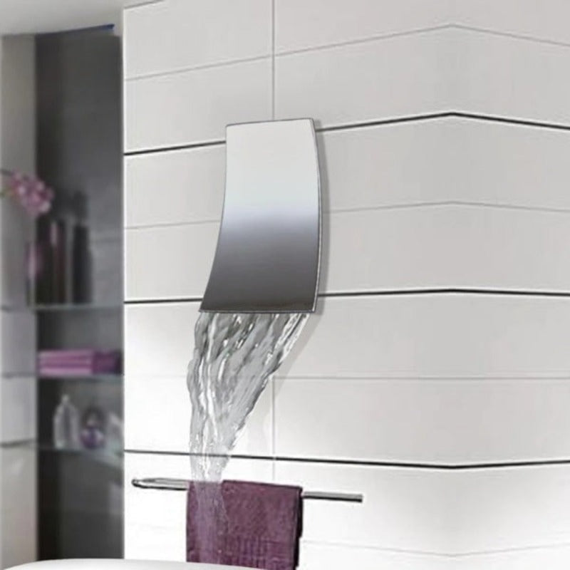 Waterfall Wall Mounted Bathtub Faucet Spout