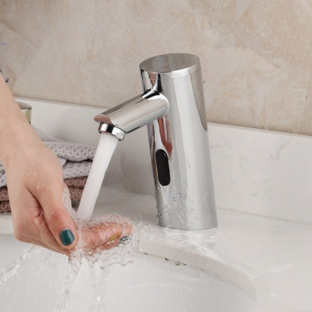 Chrome Polished Automatic Sensor Short Faucet