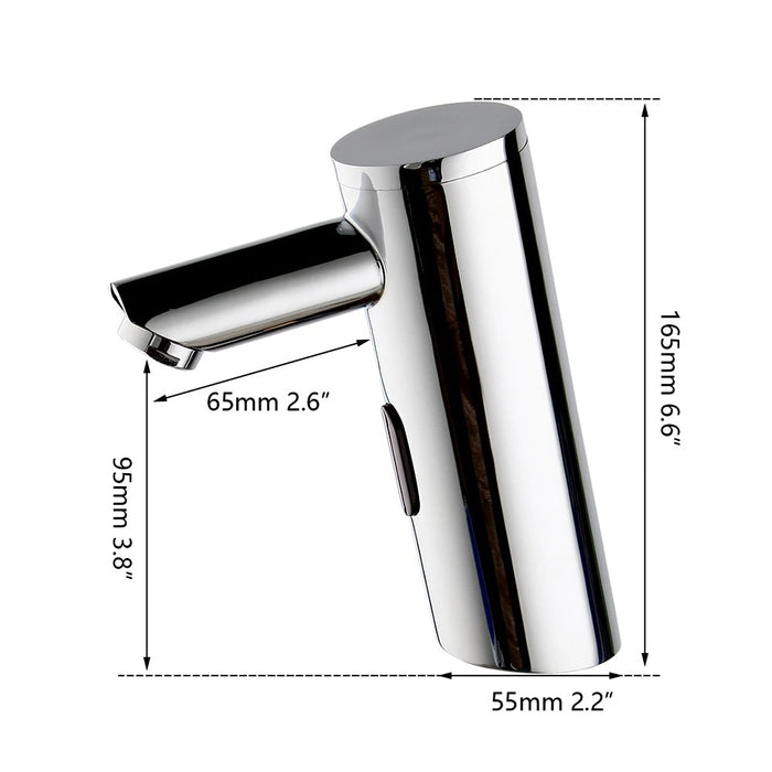 Chrome Polished Automatic Sensor Short Faucet