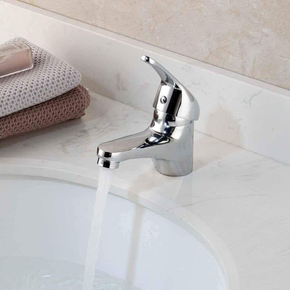 Chrome Polished Bathroom Basin Tap