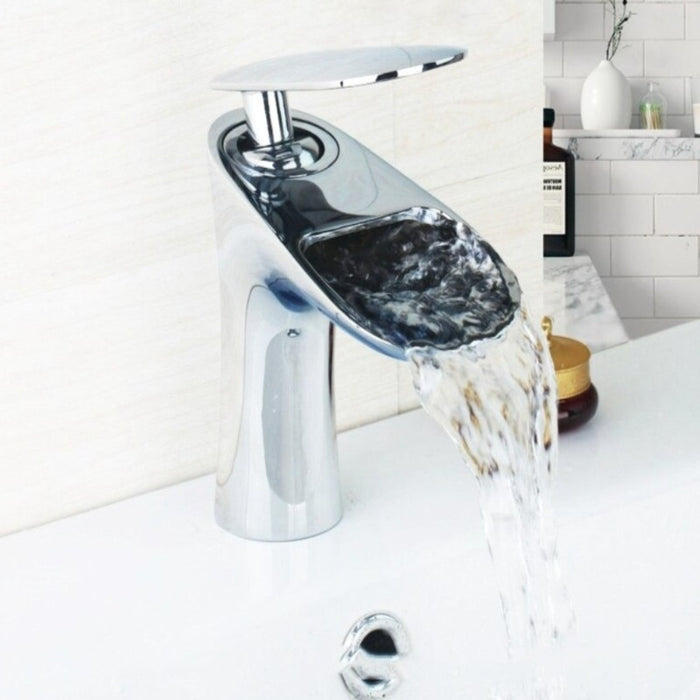 Chrome Polished Bathroom Deck Mounted Faucet Mixers Tap