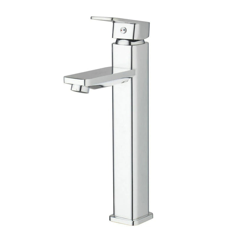 Chrome Polished High Rise Water Single Handle Faucet