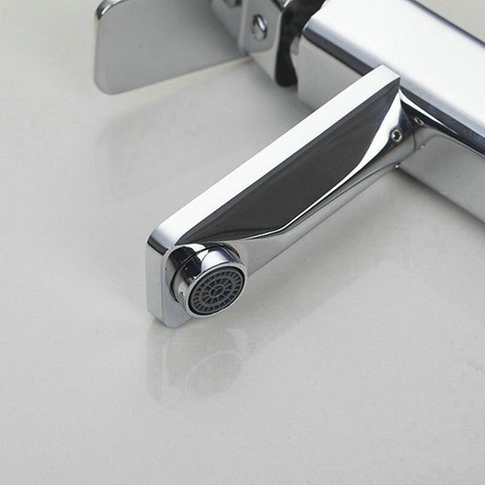 Chrome Polished High Rise Water Single Handle Faucet