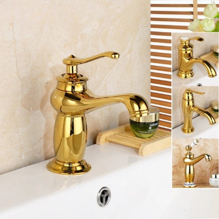Gold Plated Bathroom Faucets
