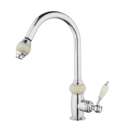 Golden Plated Swivel Pull Out Faucet