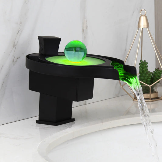 LED Solid Brass Mixer Water Faucet