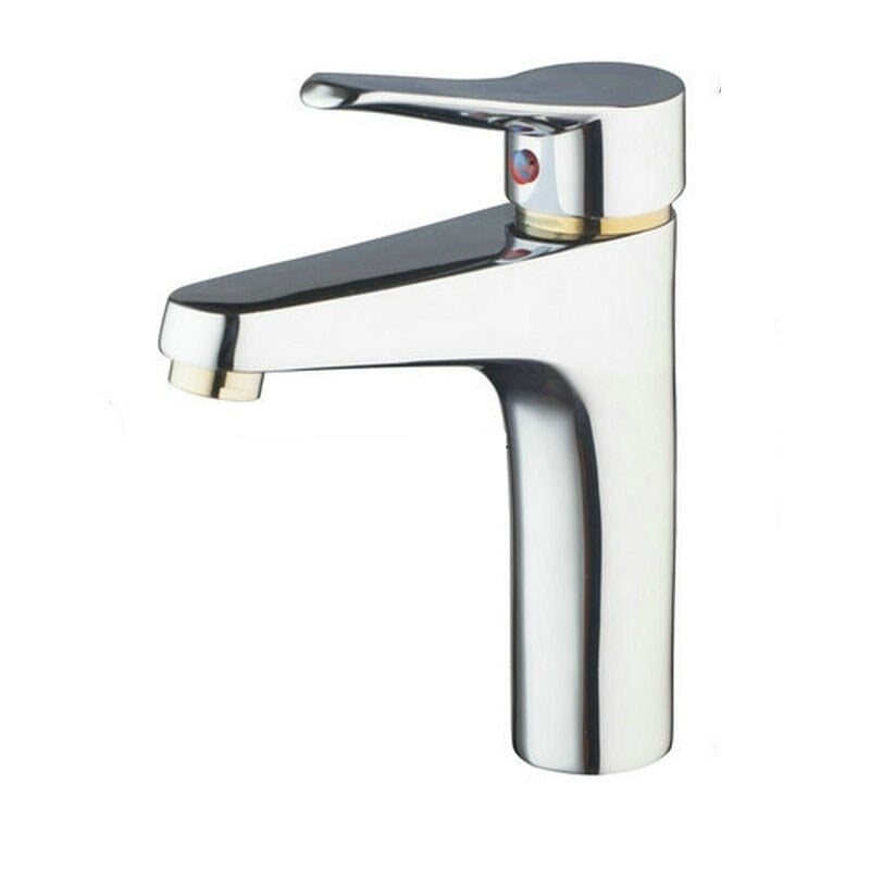 Luxury Chrome Deck Mount Wash Basin Vessel Tap Mixer Faucet