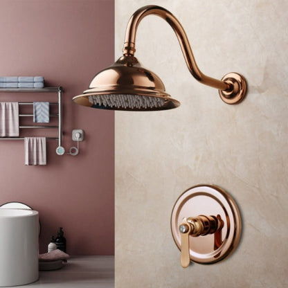 Luxury Rose Golden Bathroom Bathtub Shower