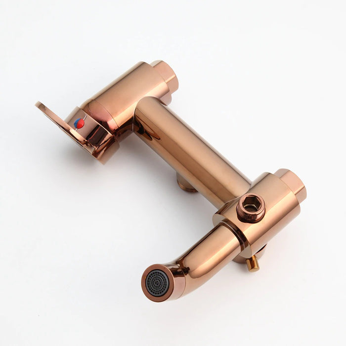 Luxury Rose Gold Shower Faucet Set