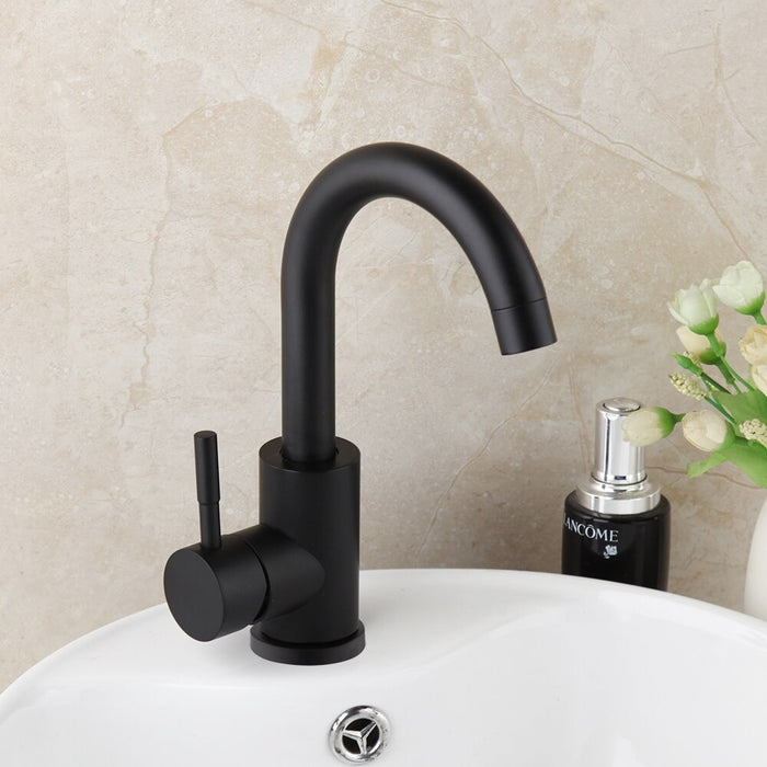 Black Bathroom Basin Sink Faucet