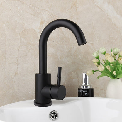 Black Bathroom Basin Sink Faucet