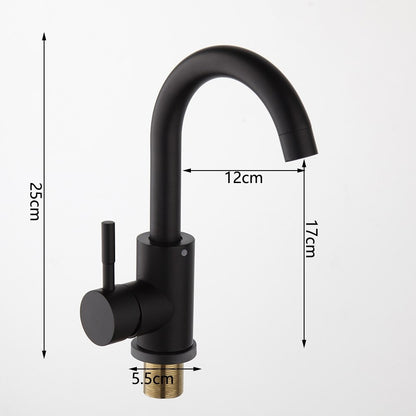 Black Bathroom Basin Sink Faucet