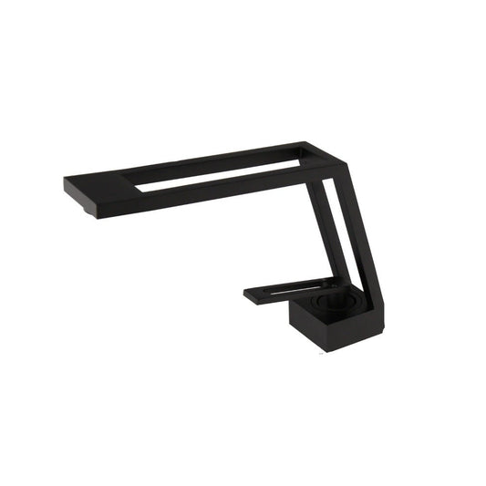 Matte Black Deck Mounted Basin Sink Faucet