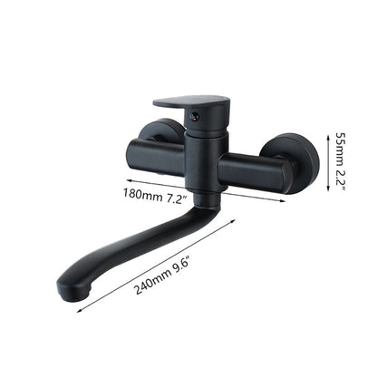 Single Handle Wall Mounted Basin Mixer Tap