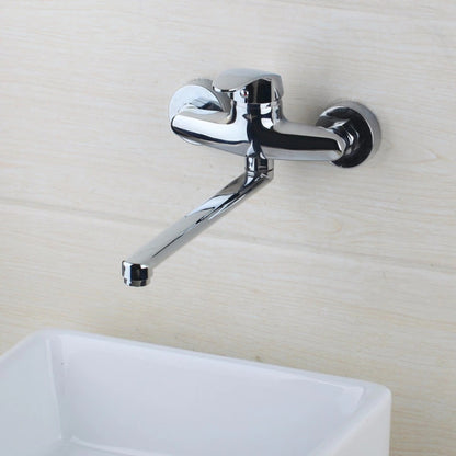 Single Handle Wall Mounted Basin Mixer Tap