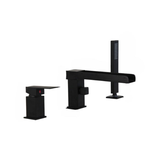 Matte Black Bathtub Shower Faucet Tap