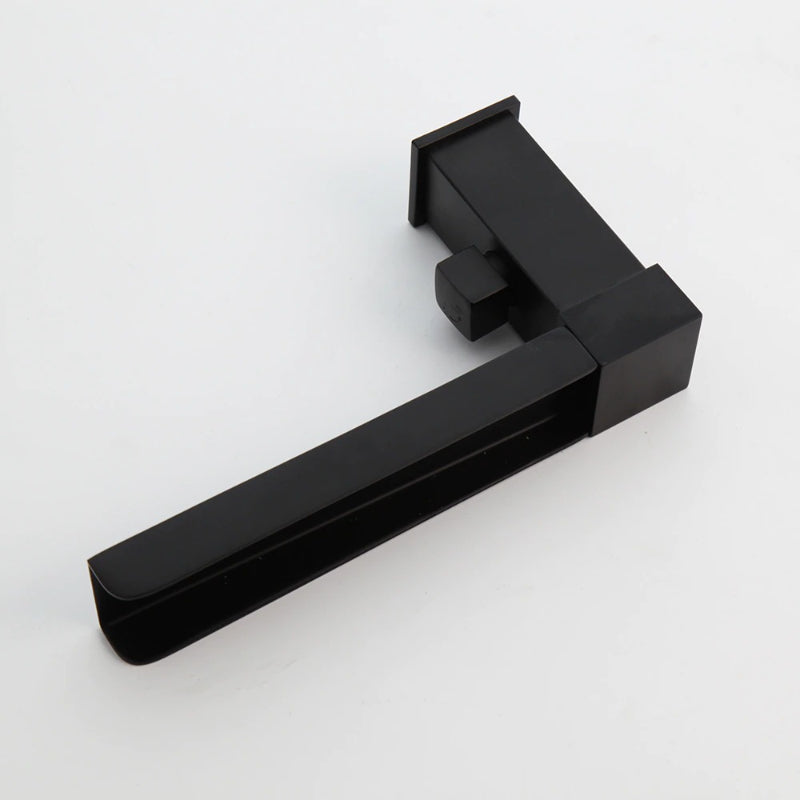 Matte Black Bathtub Shower Faucet Tap