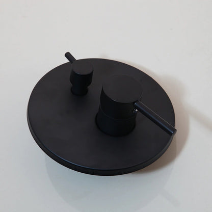 Matte Black Wall Mounted Bathroom Basin Sink Set