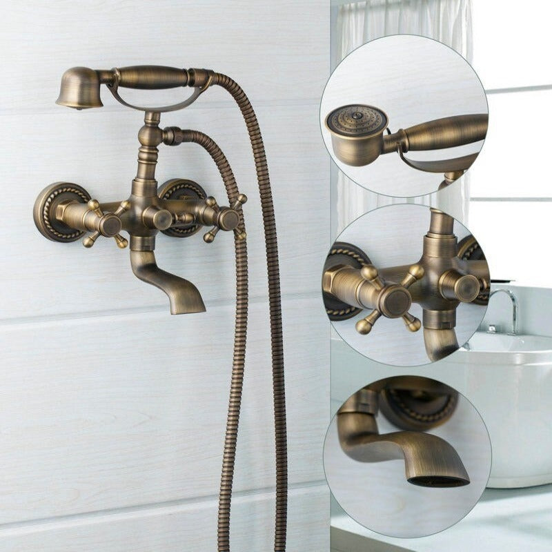 Solid Brass Telephone Shape Bathroom Shower