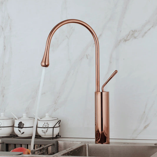 Solid Brass Teardrop Shaped Tap Faucet