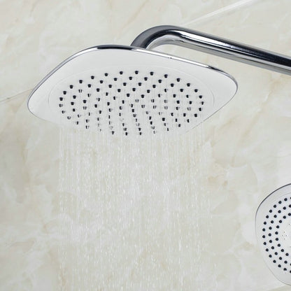 Round Single Handle Bathroom 8 Inch Shower Set