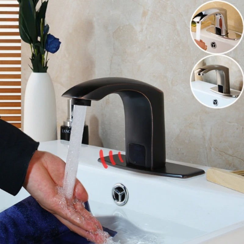 Solid Brass Automatic Touch-Free Infrared Sensor Faucet