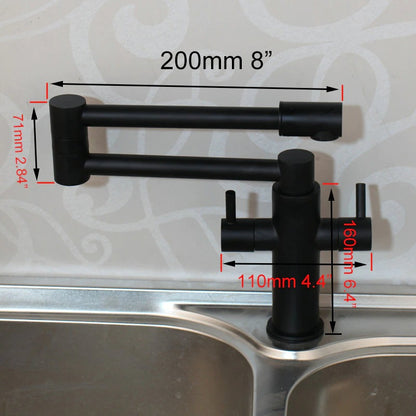 Dual Handles Kitchen Vessel Sink Faucet Mixer Tap