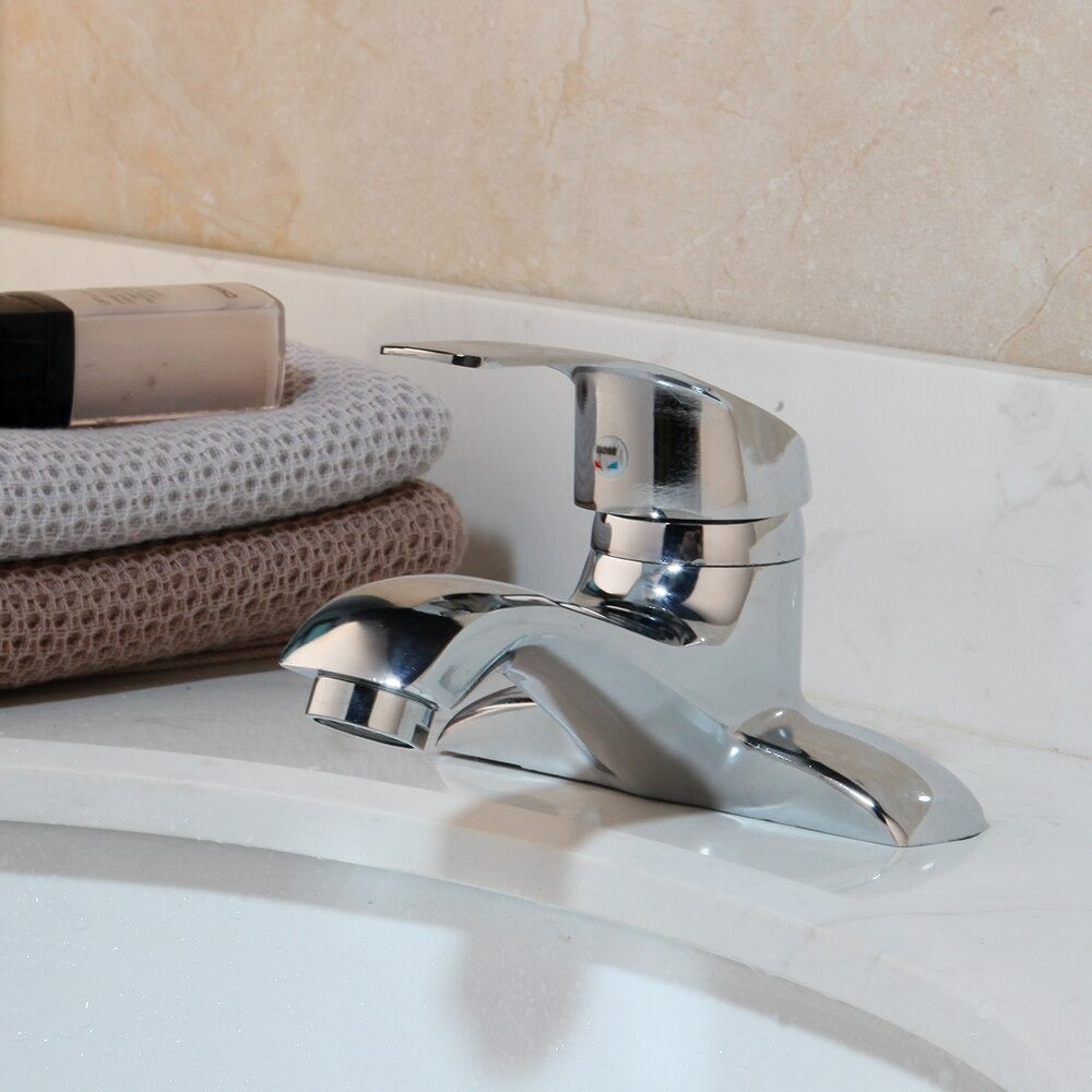 Stainless Steel Chrome Plated Bathroom Faucet