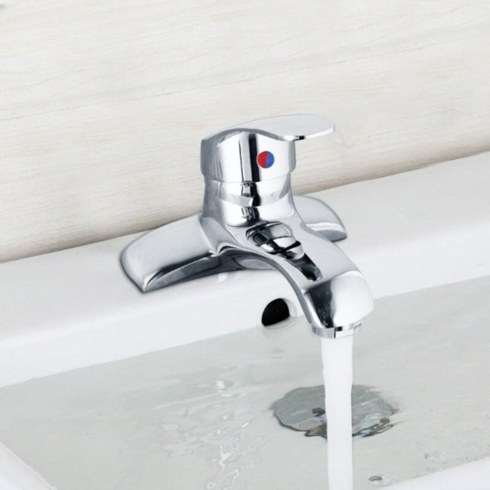 Stainless Steel Chrome Plated Bathroom Faucet