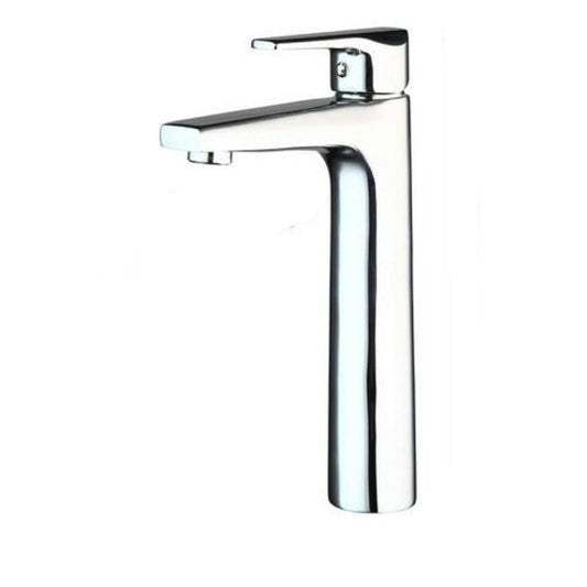 Tall Chrome Silver Bathroom Wash Basin Mixer Faucet