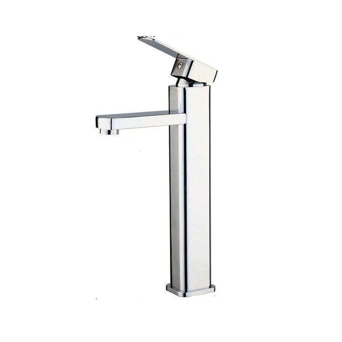Tall Chrome Polish Single Handle Sink Tap Mixer Faucet
