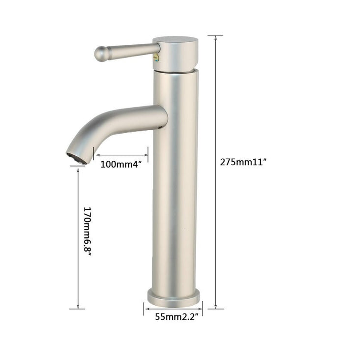 Tall Space Aluminum Bathroom Faucets