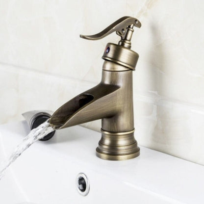 Single Handle Antique Brass Faucet Mixer Tap