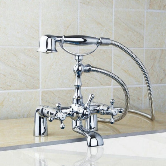 Telephone Style Bathroom Basin Sink Faucet Mixer Tap